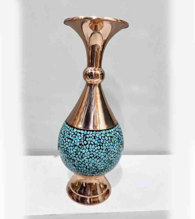 گلدان صراحی فیروزه