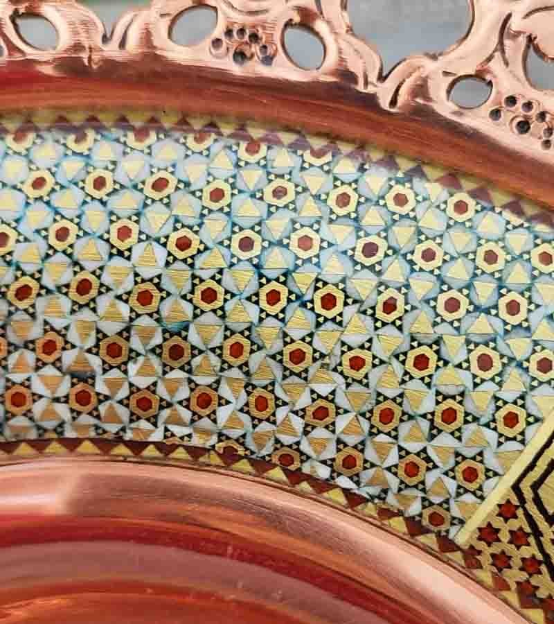 شیرینی خوری قلم زنی مس و خاتم